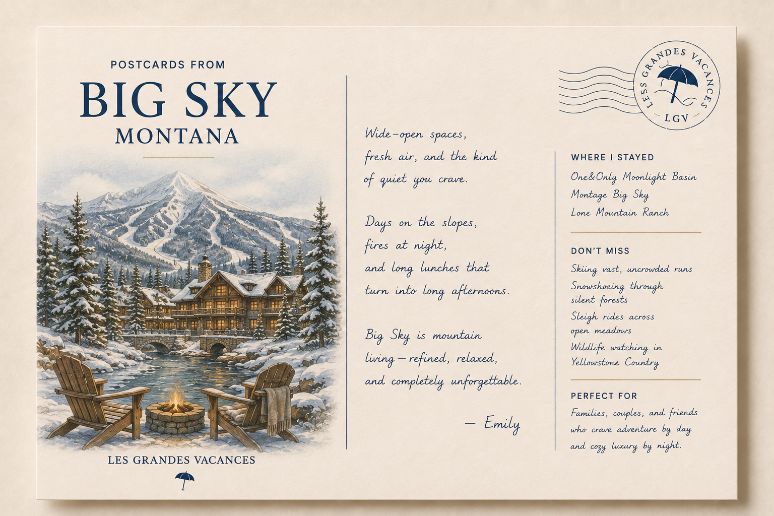 Winter in Big Sky