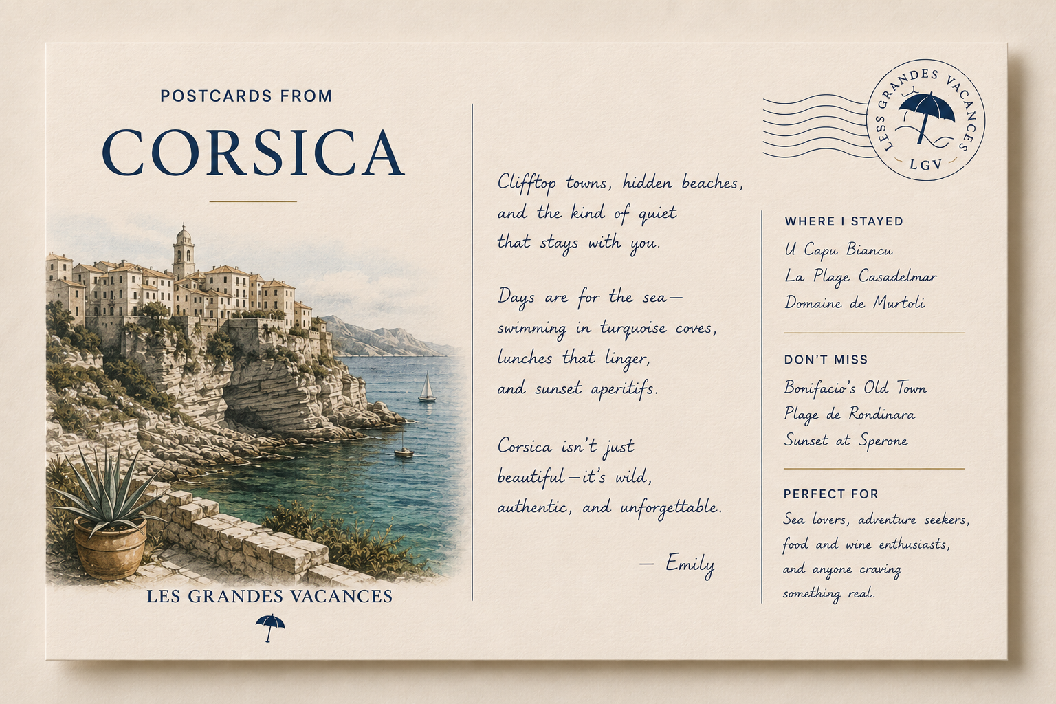 The best of all worlds in Corsica