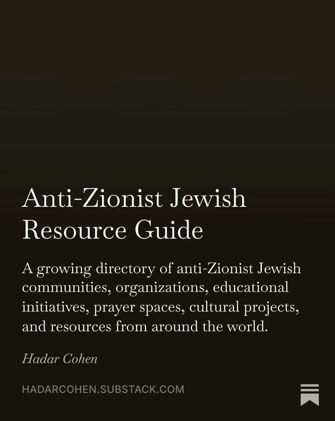 I have been blessed to be part of anti-Zionist Jewish communities around the world for over a decade. Zionist propaganda tells a story that being Jewish and being Zionist are the same, but the truth is there have always been Jews resisting Zionism, b