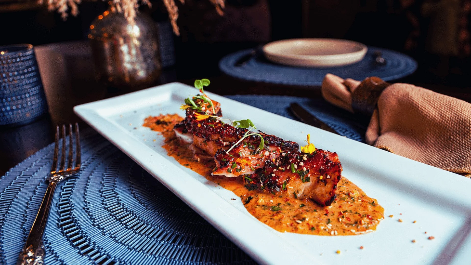 Charred Spanish octopus