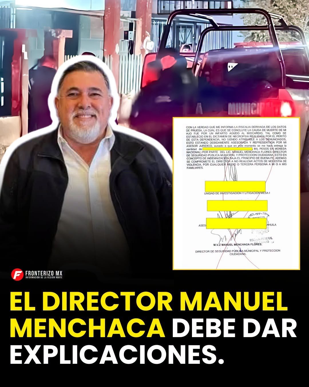 EL DIRECTOR MANUEL MENCHACA DEBE DAR EXPLICACIONES