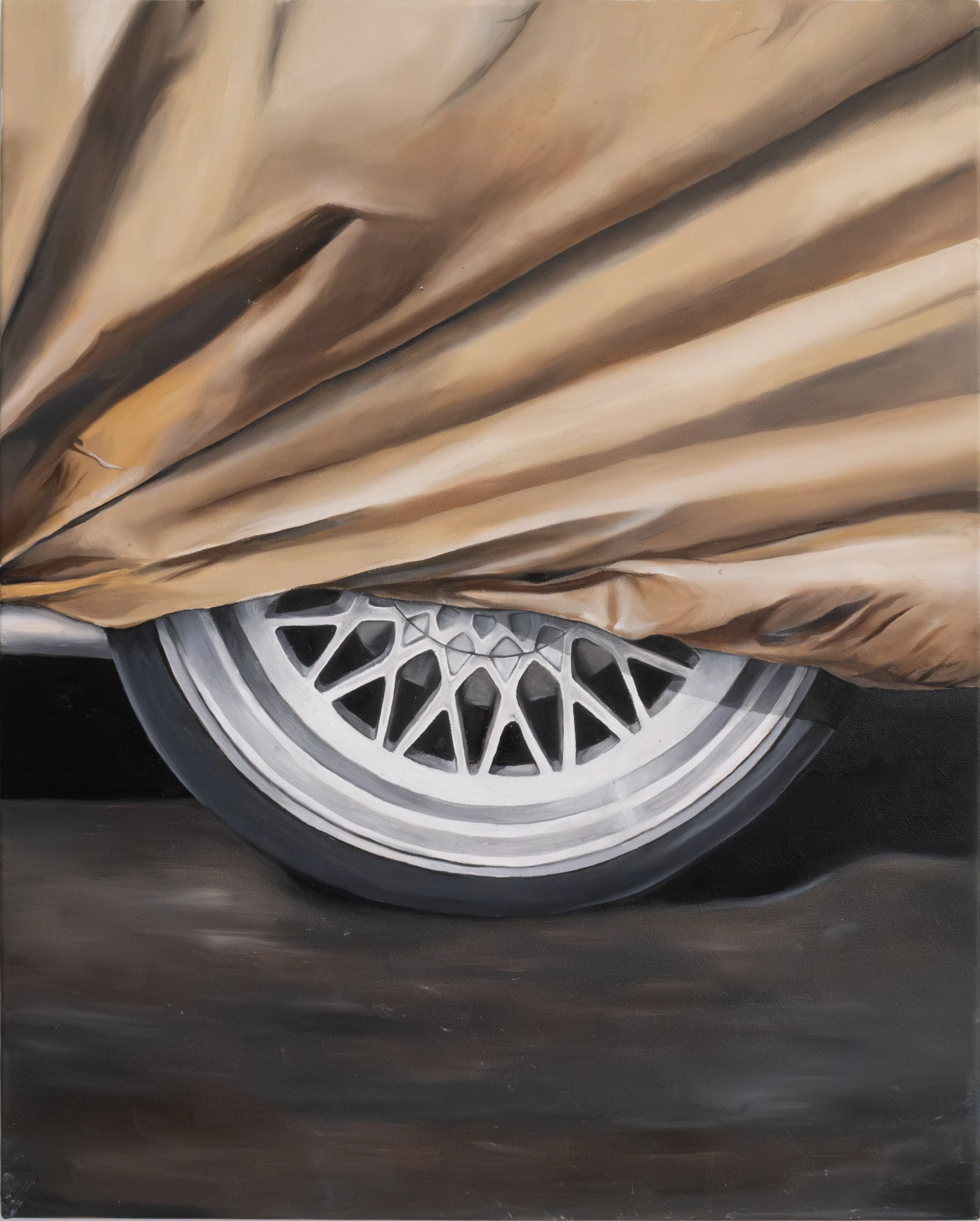"BBS"  24x30 Oil and acrylic on canvas