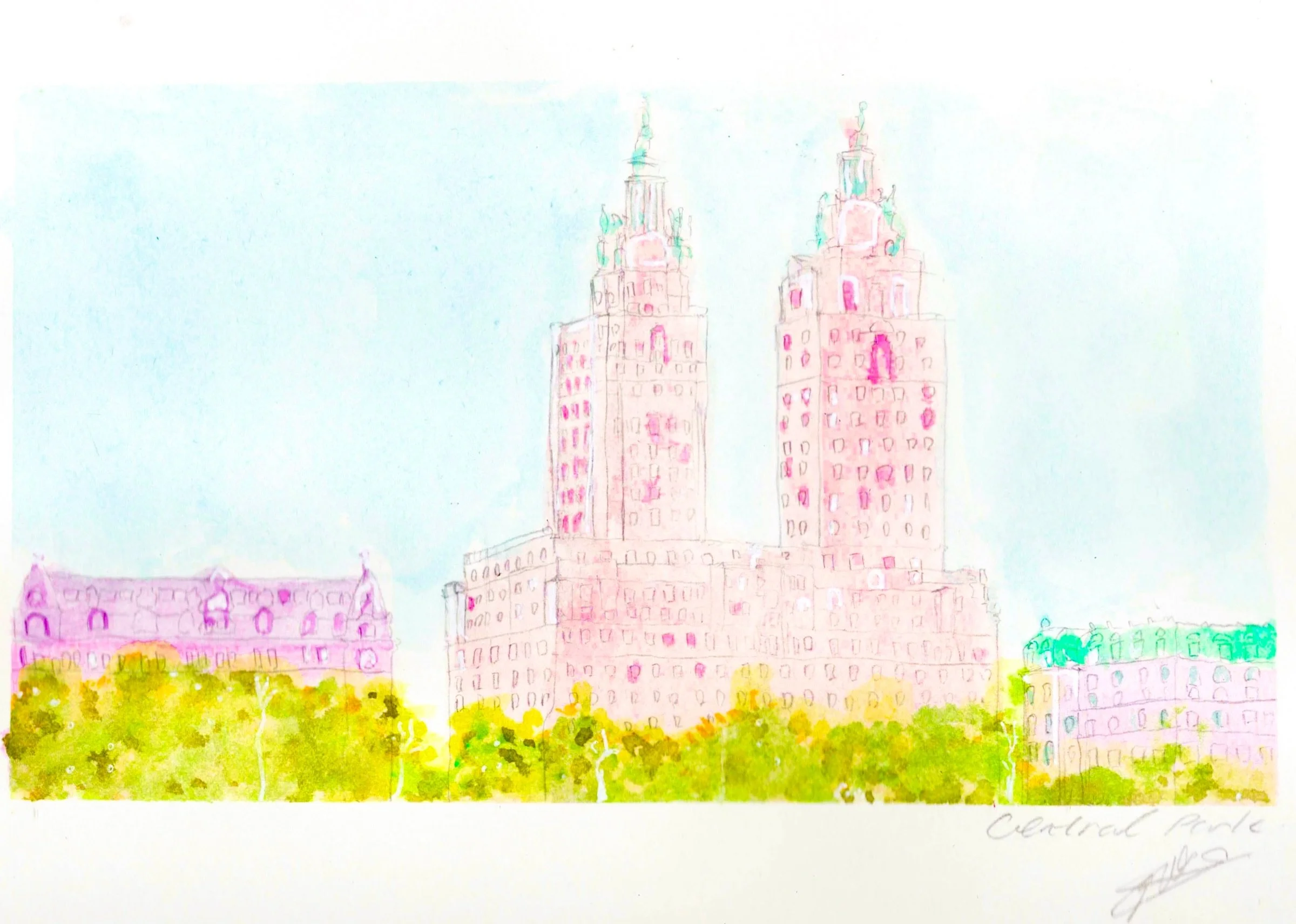 Central Park
2026
Watercolor on paper
.
.
.
.
.
.
.
.

#centralpark #dreamy #nostalgia #watercolor #naiveart
