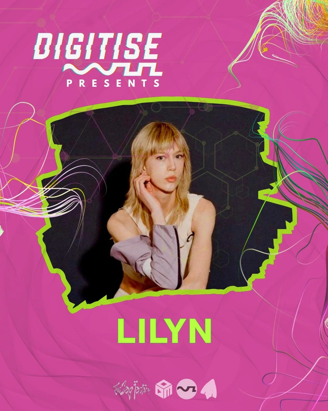 🟠 ARTIST SPOTLIGHT: LILYN 🟠

We have a music policy at Digitise. It's fairly loose, admittedly.

Anything around the breakbeat.

So when we came across Lilyn, a Manchester DJ with a love of breaks, bass, garage, IDM and the weirder corners of elect