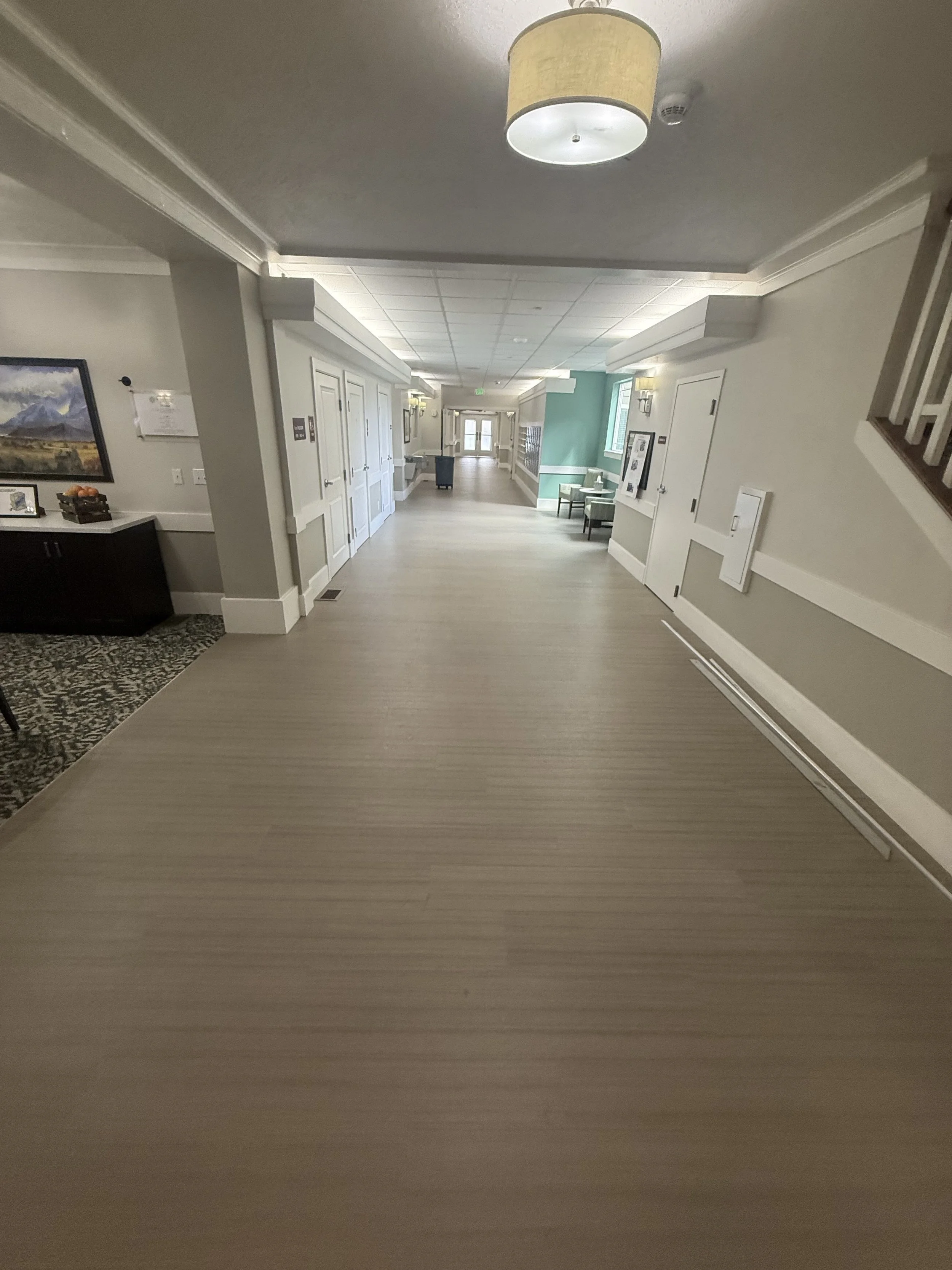 LVT Install, Spring Gardens Heber