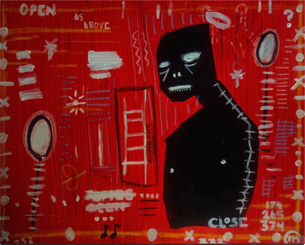 Crude Attempts At Life
2026
Acrylic/ Oil on Canvas
24" x 30"