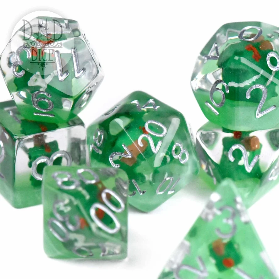 Gelatinous Cube Dice – Set of 7