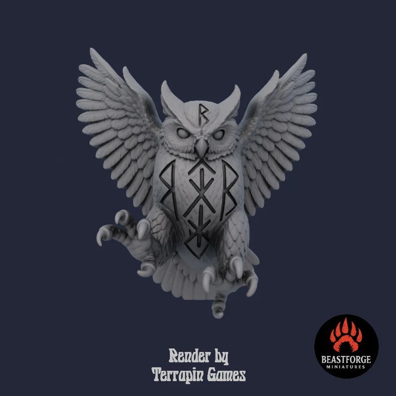 Mystic Companions - Rune Owl 2