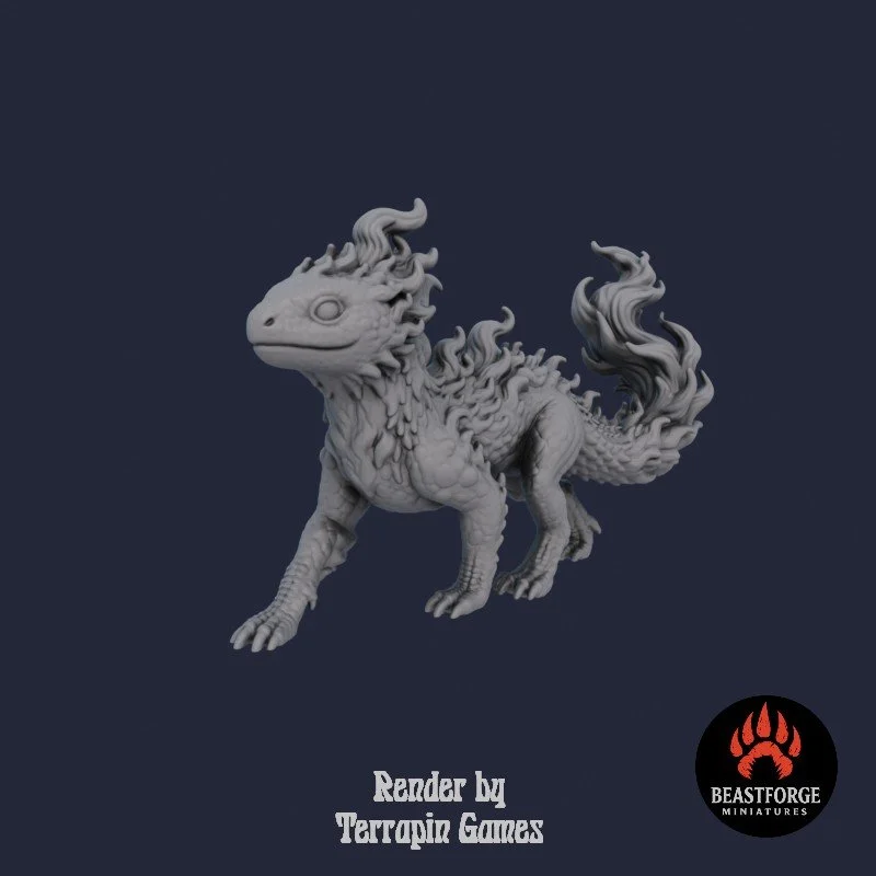 Mystic Companions - Ember Lizard 1