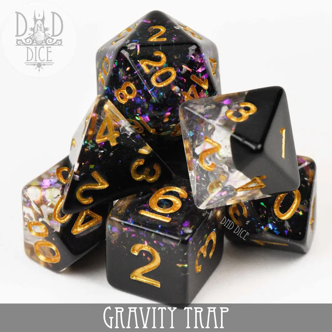 Gravity Trap Dice – Set of 7