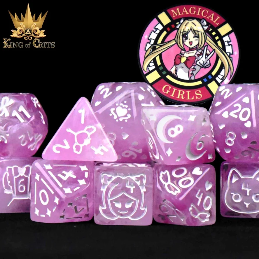 Magical Girls Dice – Set of 11