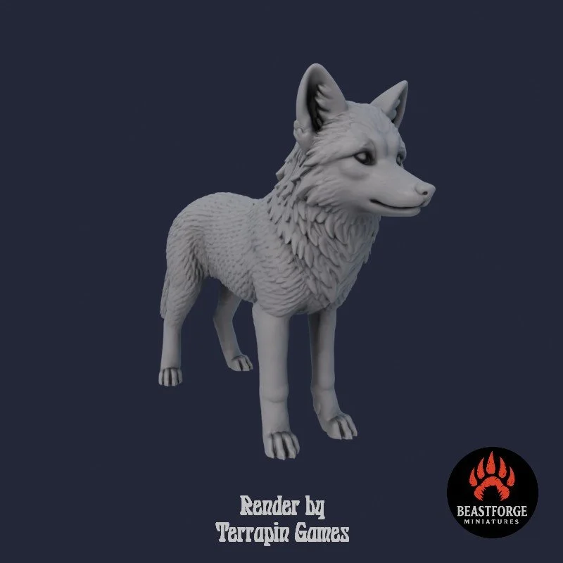 Mystic Companions - Young Wolf 1
