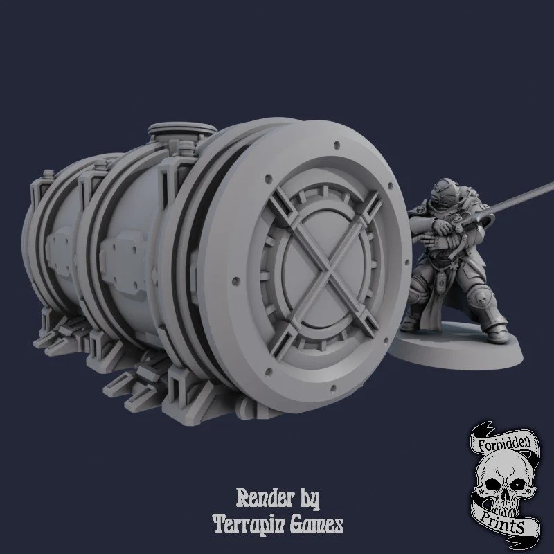 District 0012 Small Storage Tank  (Flat Bed Cargo)