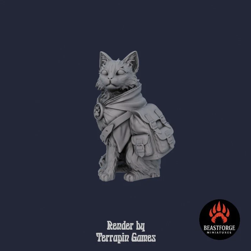 Mystic Companions - Adventurer Cat 1