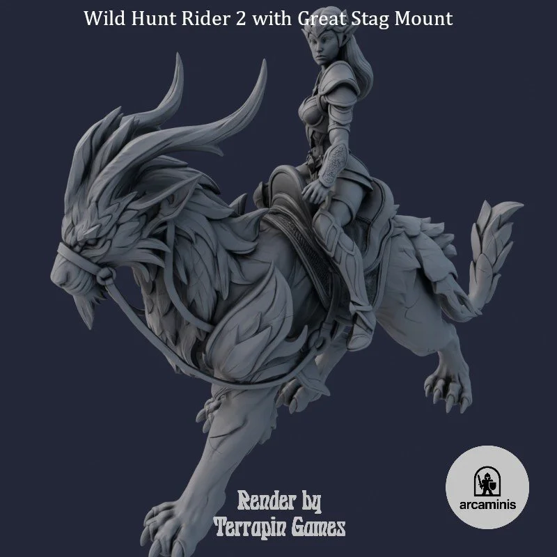 Elven Kingdom - Wild Hunt Rider 2 and Mount