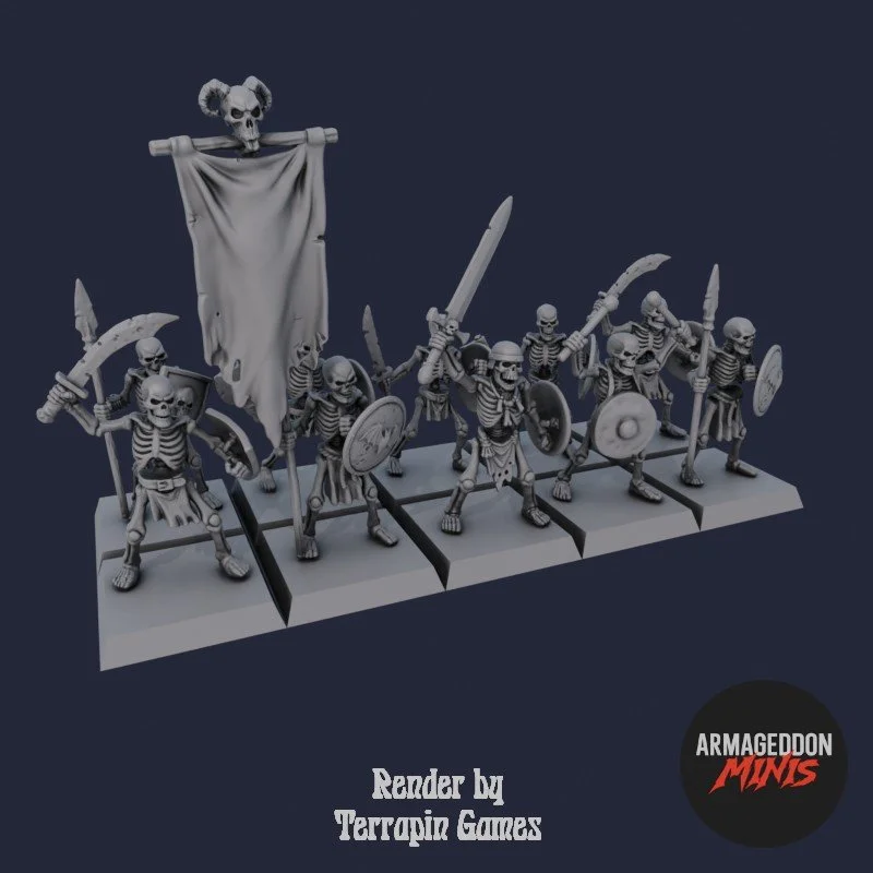 Necromancer's Warband - Skeleton Warriors Unit