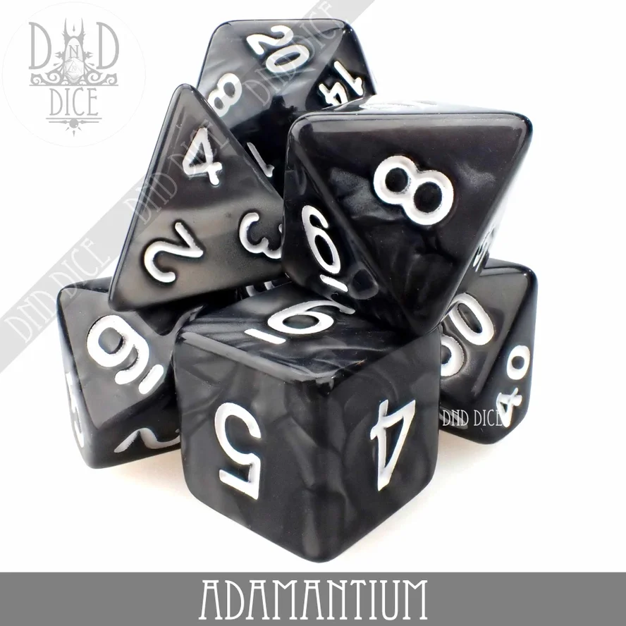 Adamantium Dice – Set of 7