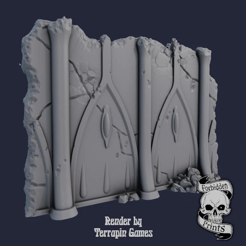 UC - Ruin Wall Tall