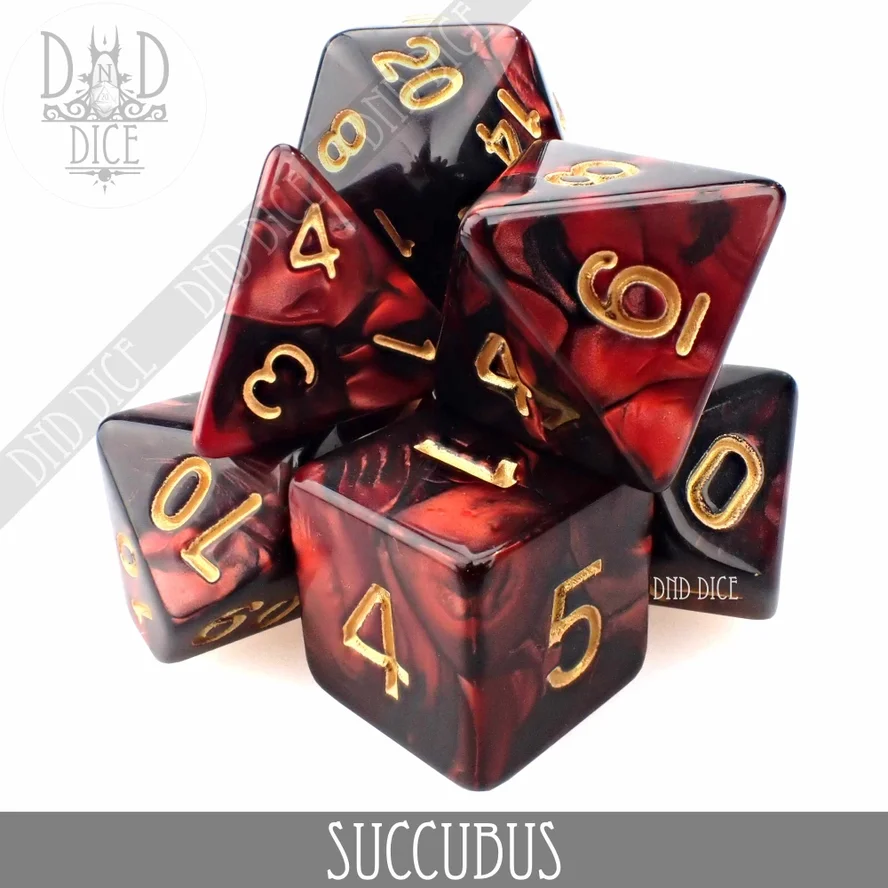 Succubus Dice – Set of 7