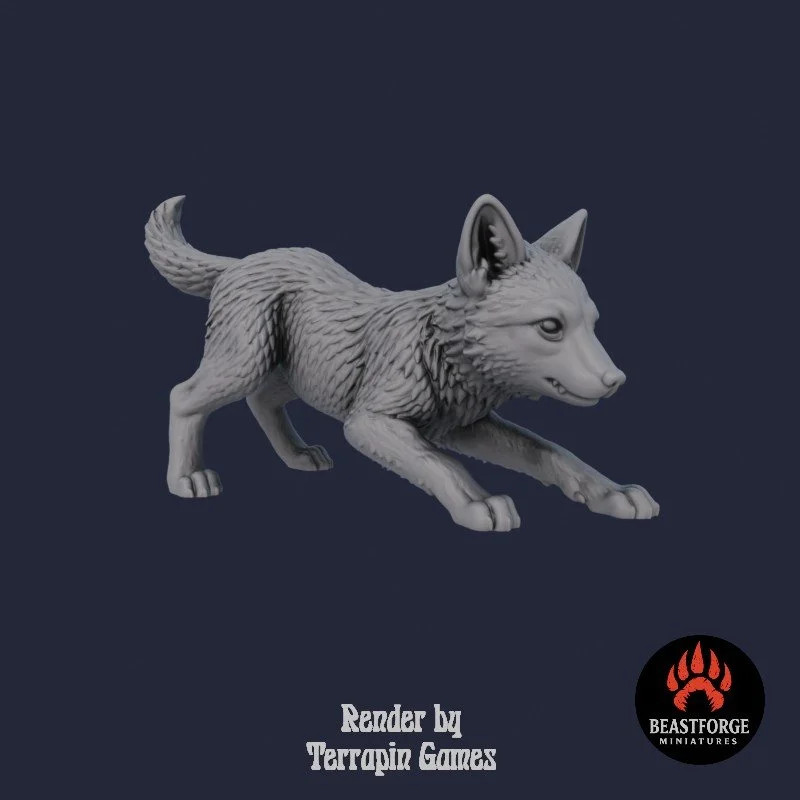 Mystic Companions - Young Wolf 2