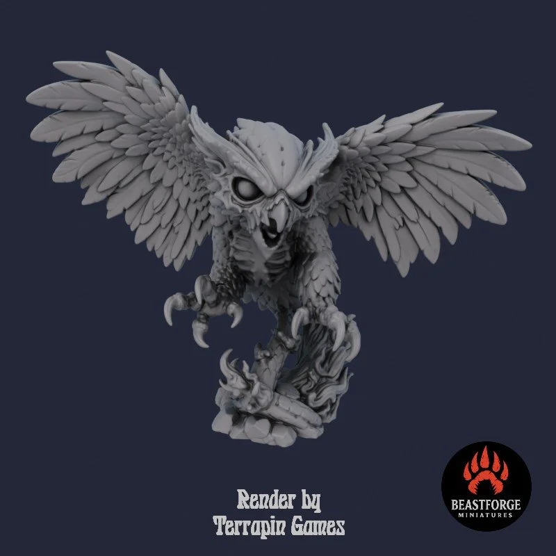 Mystic Companions - Skeletal Owl 2