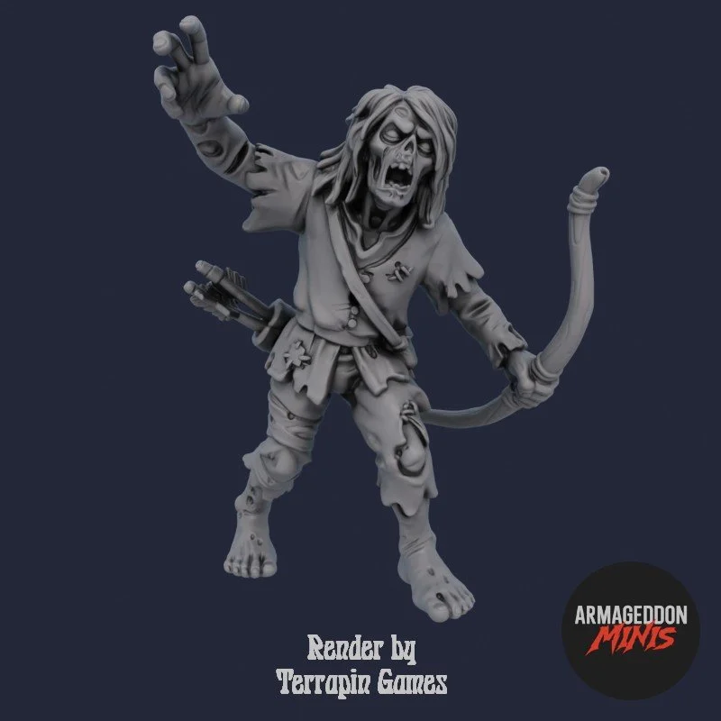 Necromancer's Warband - Zombie Bowman 1