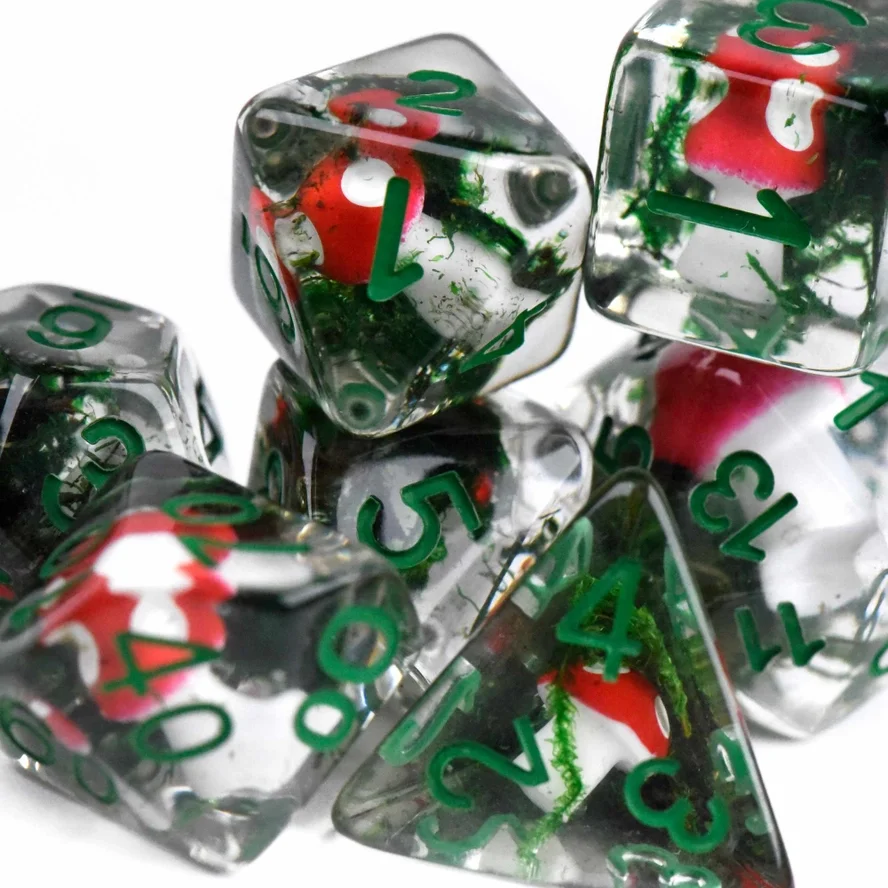 Mushroomcore Dice – Set of 7