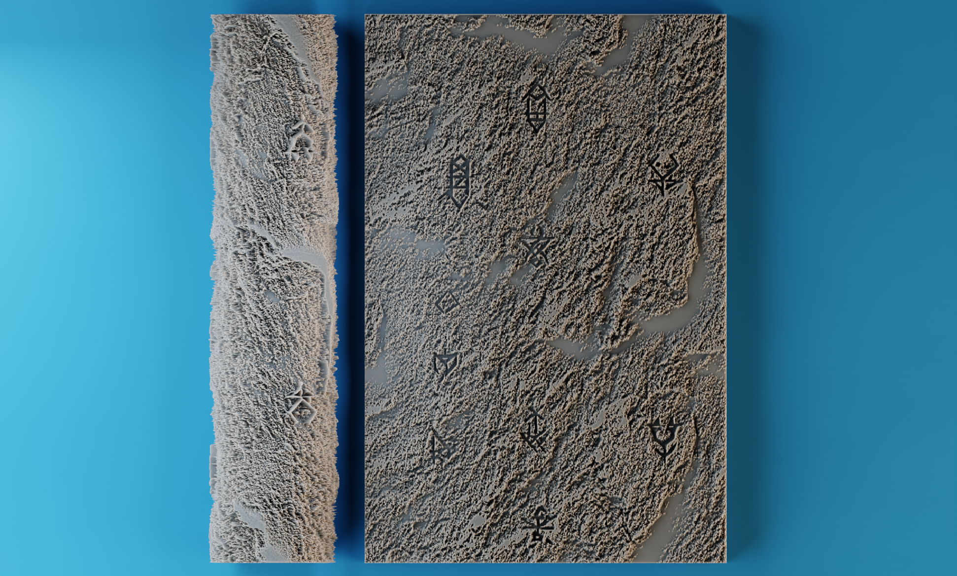 Print Legends Texture Roller – Symbol 9