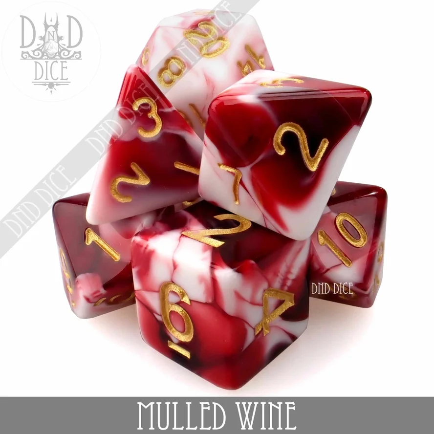Mulled Wine Dice – Set of 7