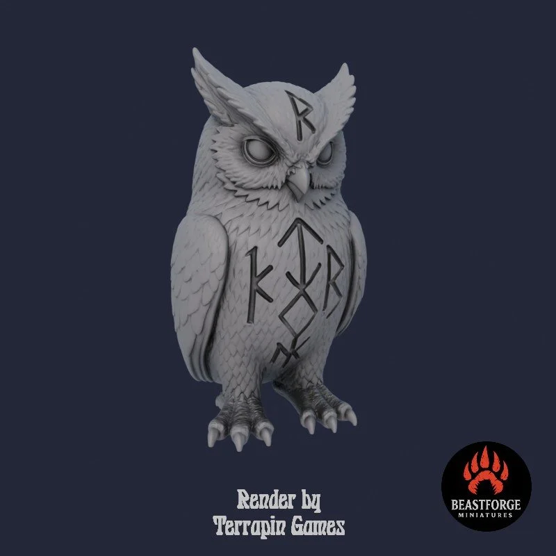 Mystic Companions - Rune Owl 1