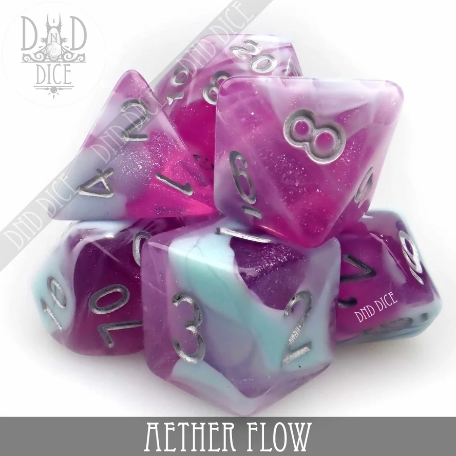 Aether Flow Dice – Set of 7