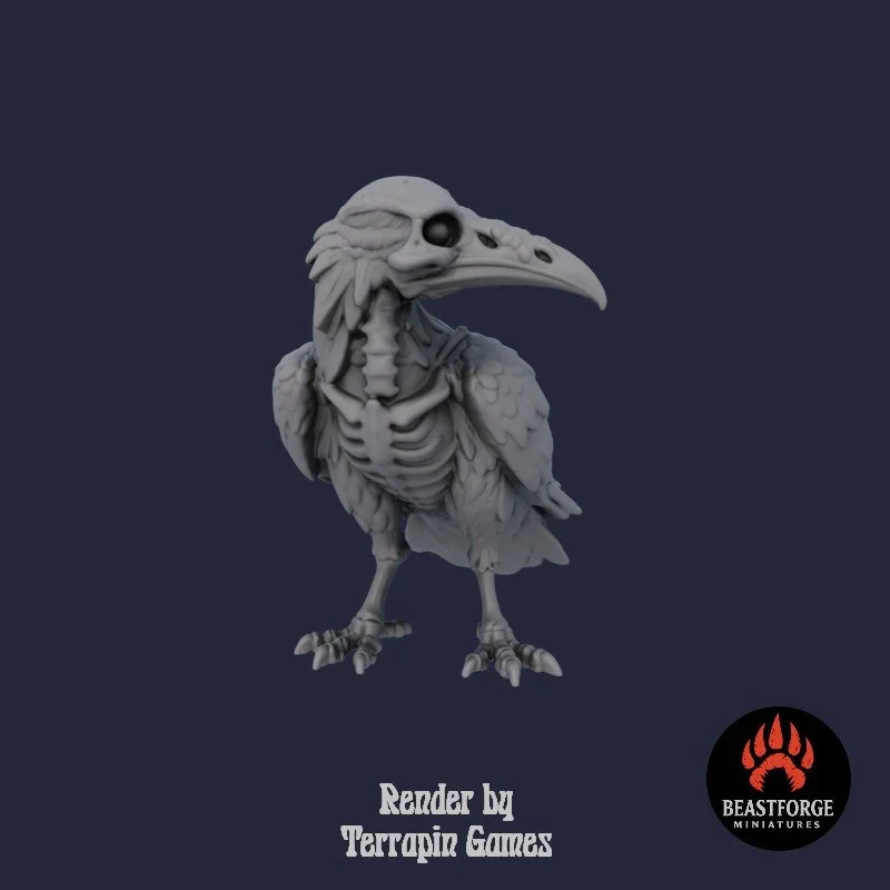 Mystic Companions - Bone Raven 1