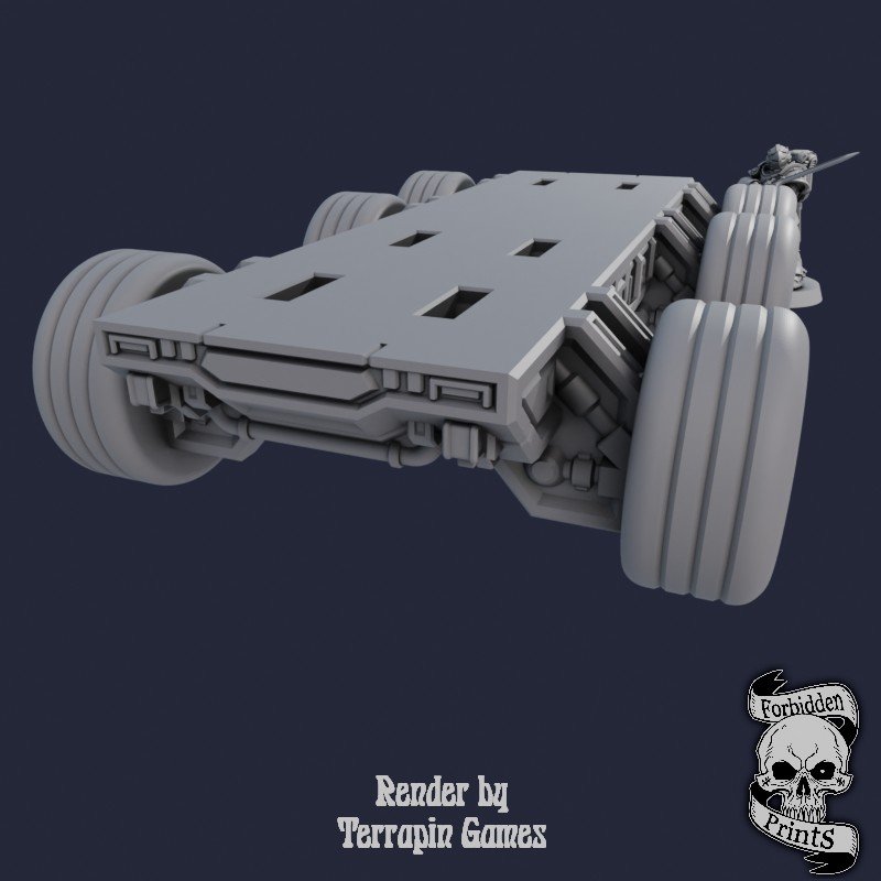 District 0012 Vehicle Base A1 with Wheels and Clips