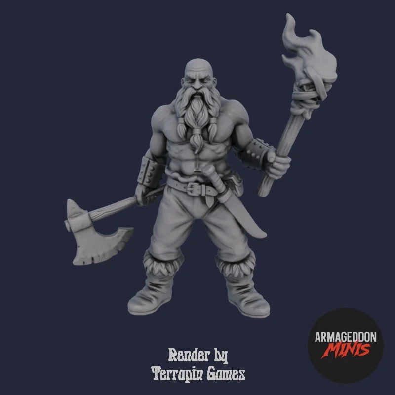 Barbarian Warband - Raiding Barbarian 1