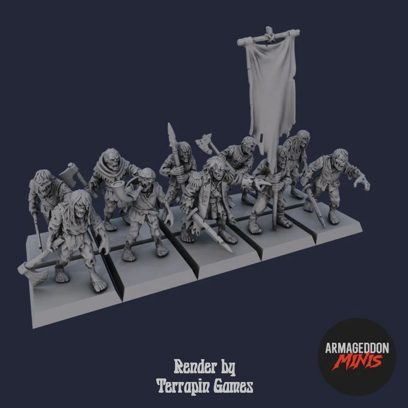Necromancer's Warband - Zombie Warriors Unit