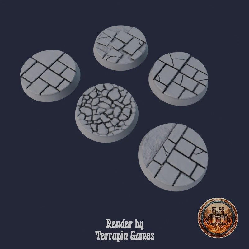 CotR - Bases Stone Floor Set of 5