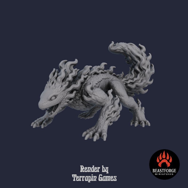 Mystic Companions - Ember Lizard 2