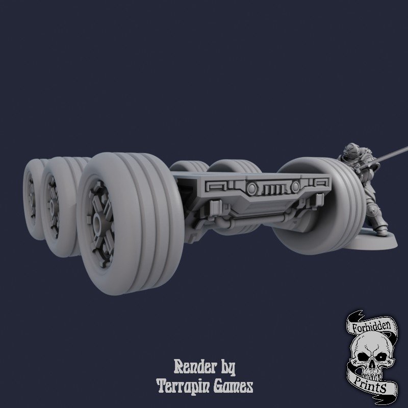 District 0012 Vehicle Base B2 with Wheels and Clips