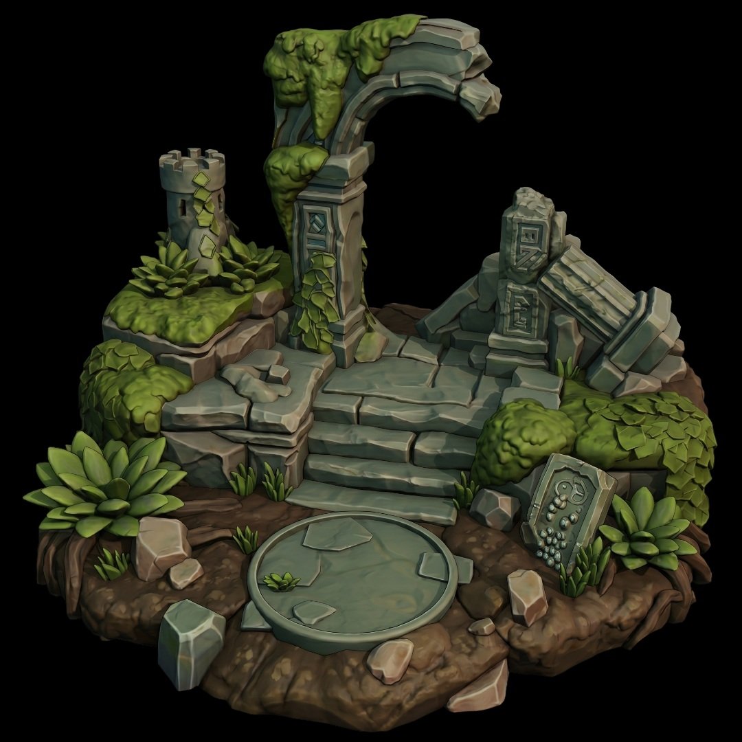 Universal Dioramas - Forgotten Ruins