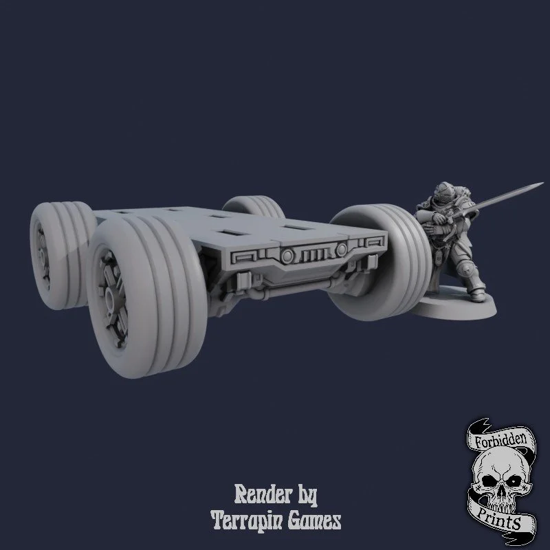 District 0012 Vehicle Base B1 with Wheels and Clips