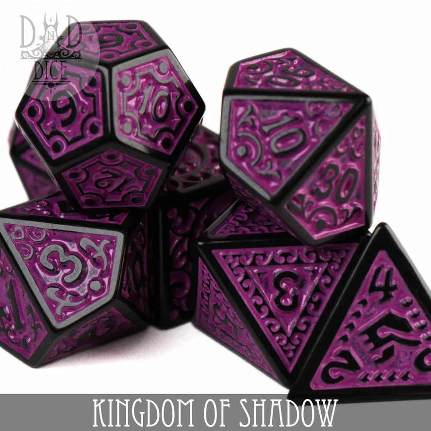 Kingdom of Shadow Dice – Set of 7