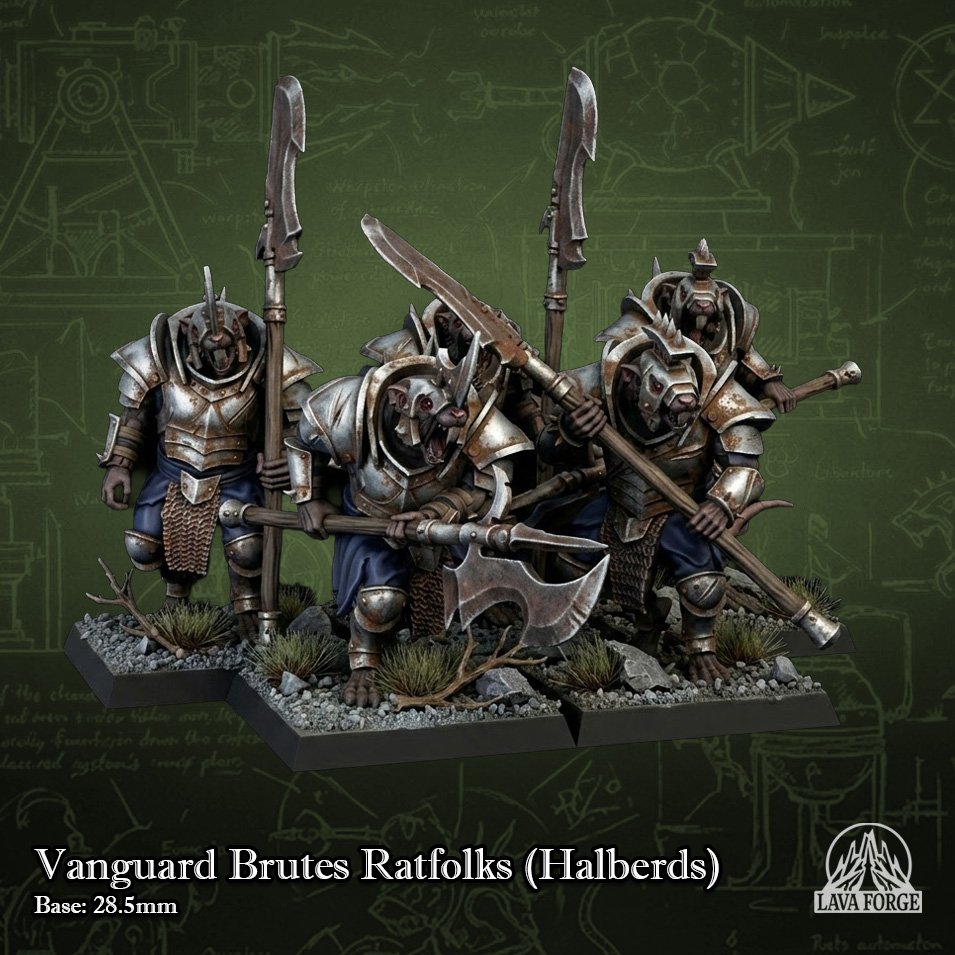 Rottenbrood – Vanguard Brutes with Halberds Regiment
