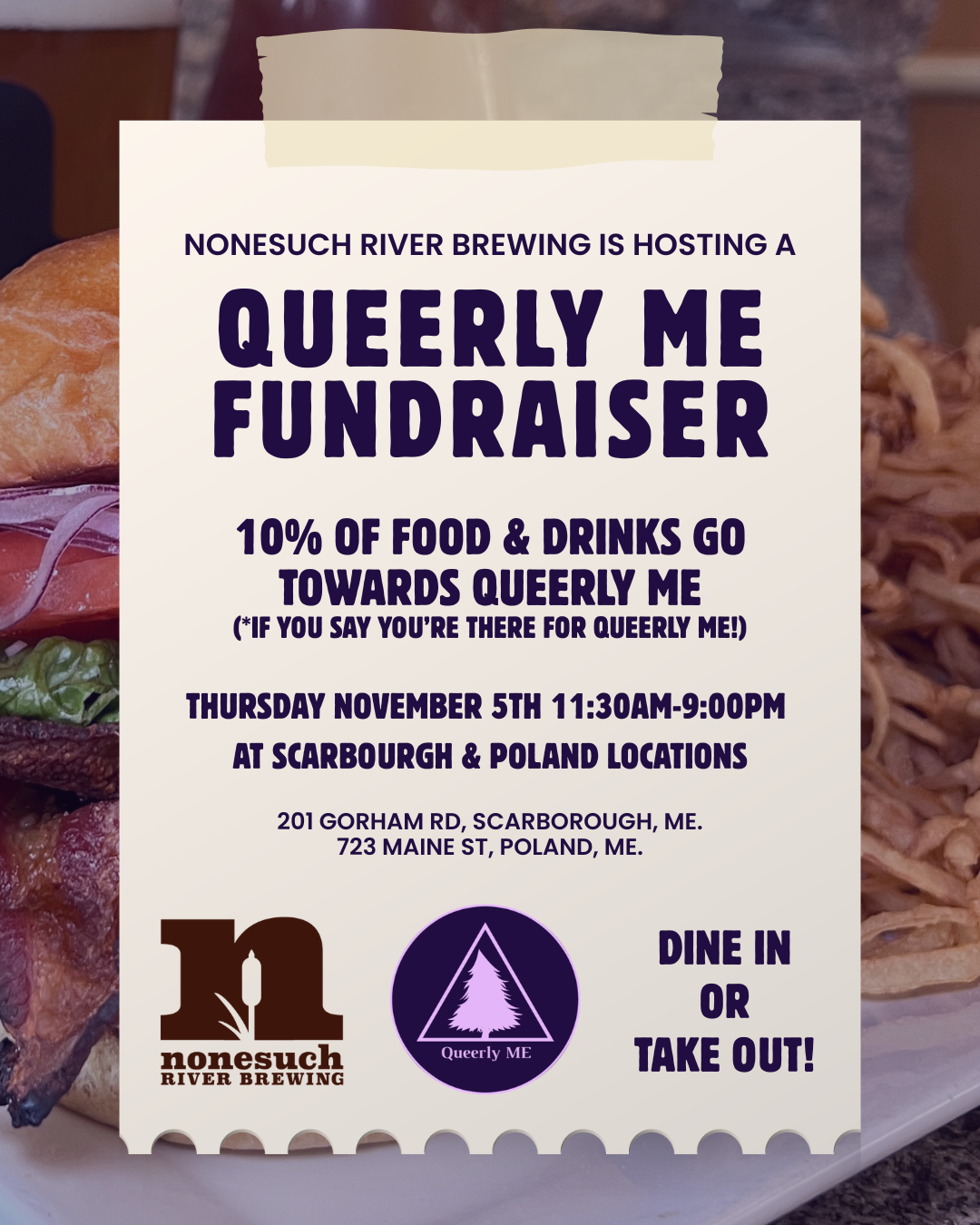 Nonesuch River Brewing Fundraiser