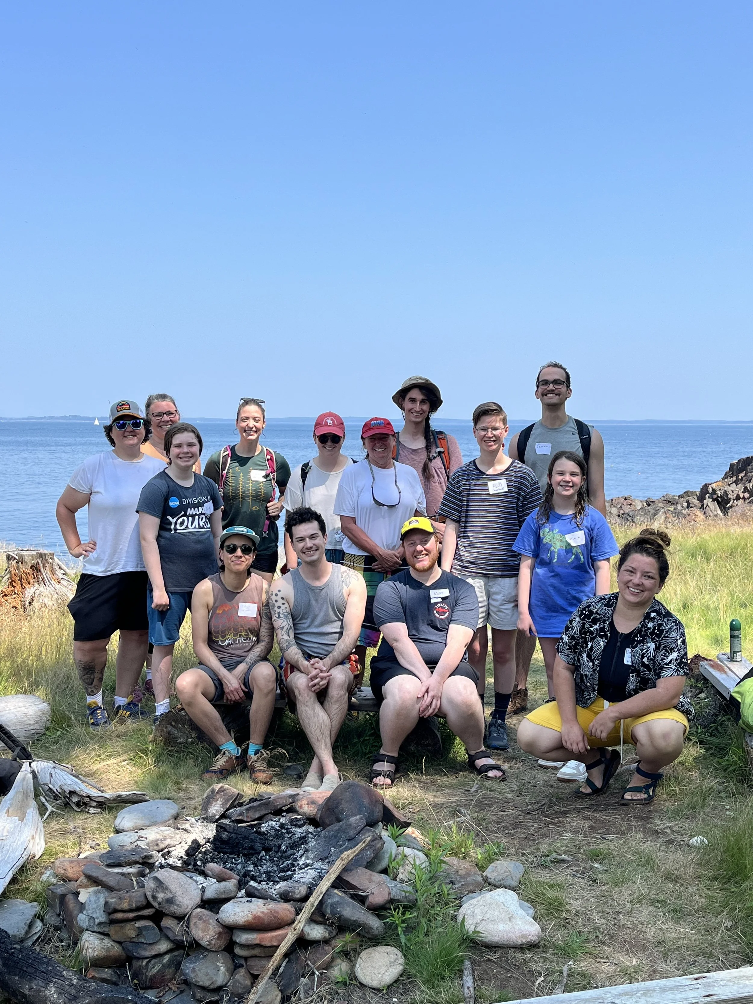 Monroe Island Exploration, August 2024. Maine Coast Heritage Trust.