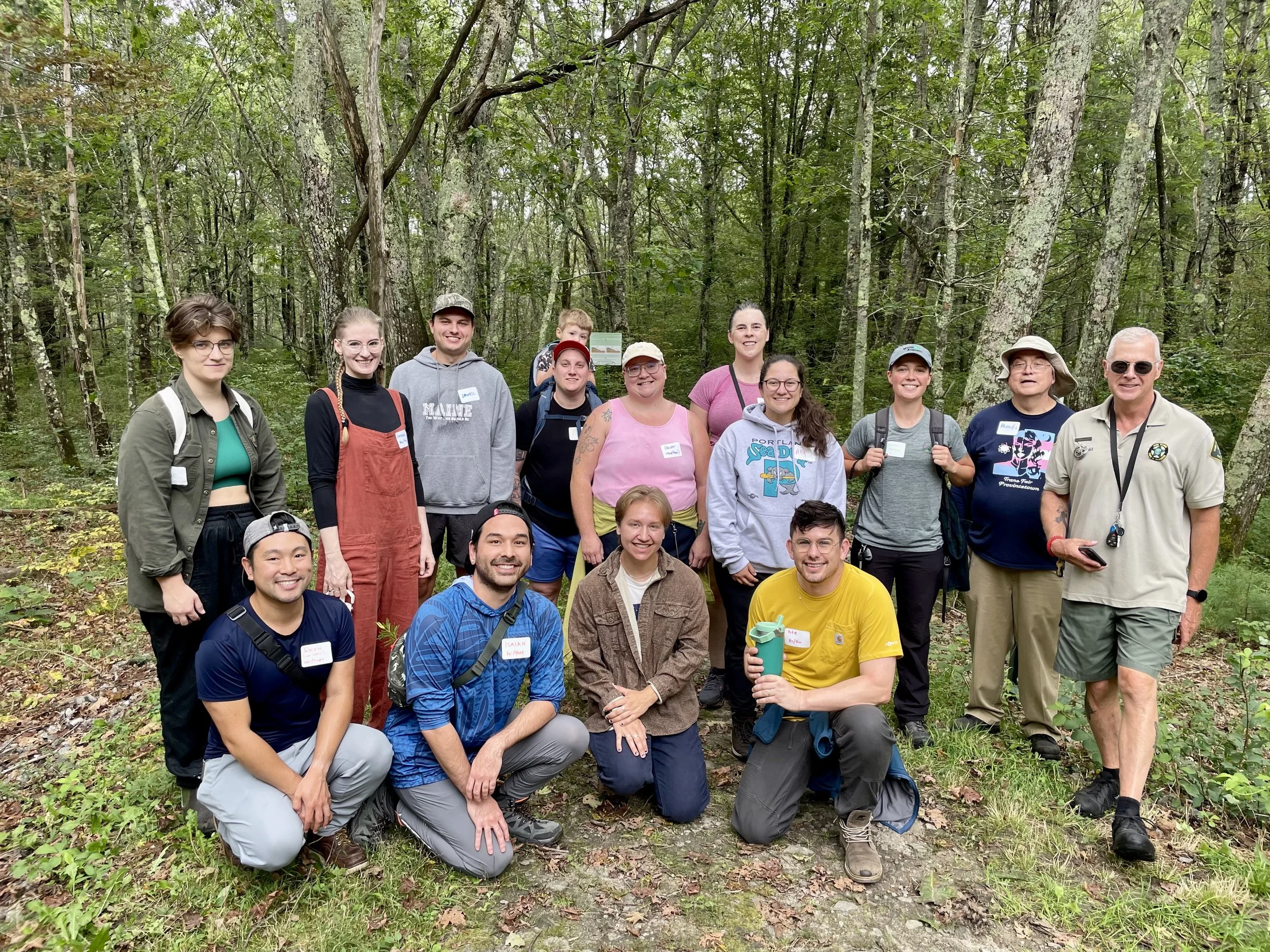 Trail Mixer, September 2023. Brunswick-Topsham Land Trust.