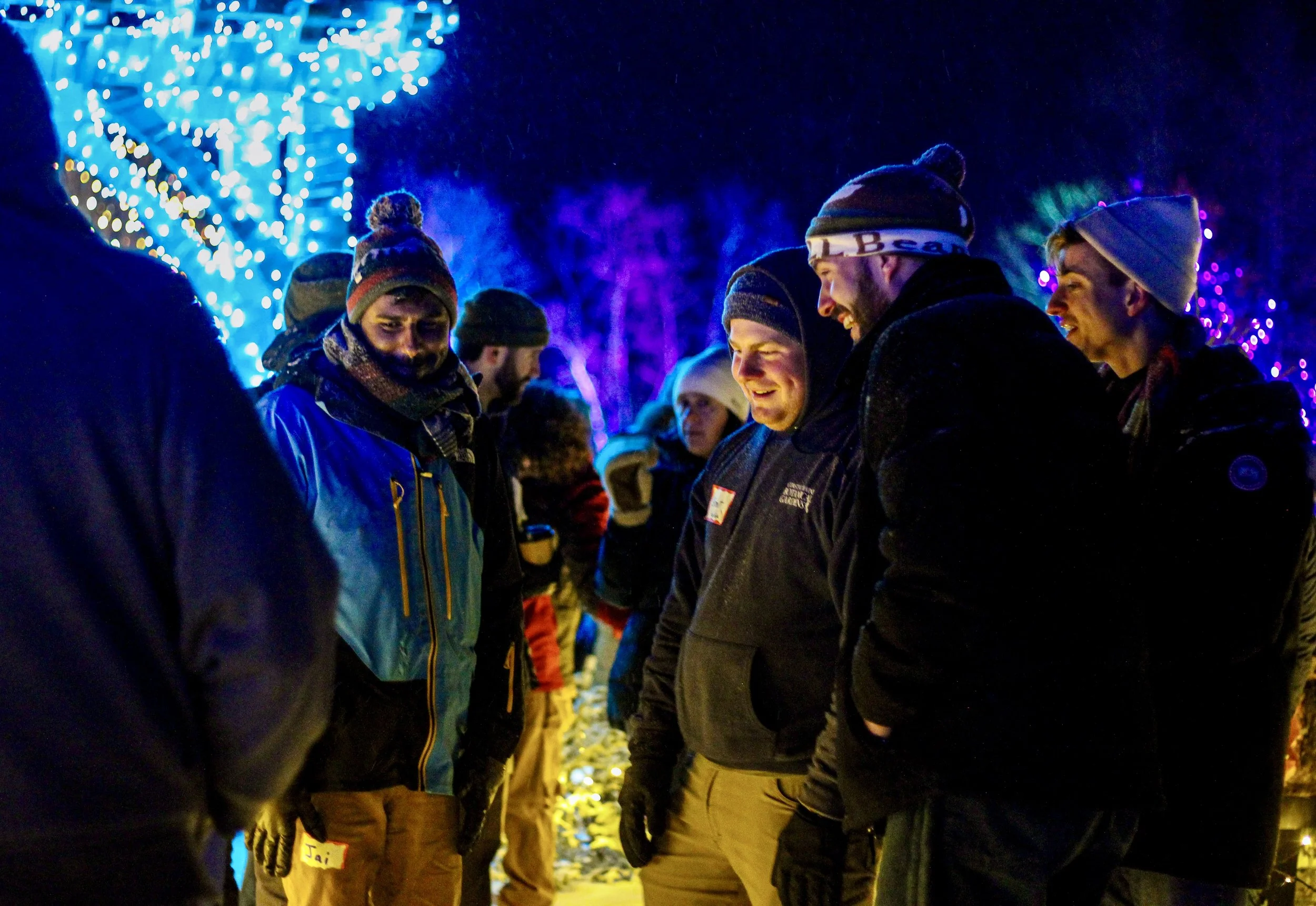 LGBTQIA+ Gardens Aglow Day, January 2025. Coastal Maine Botanical Gardens.