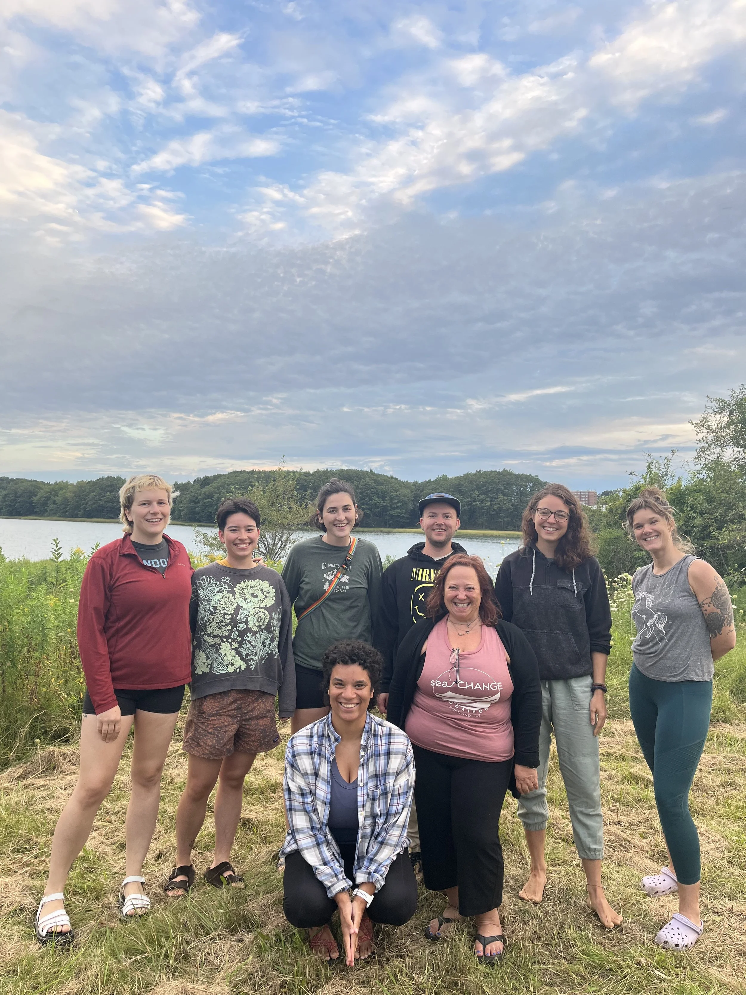 Community Yoga, August 2023. Portland. Seachange Yoga.