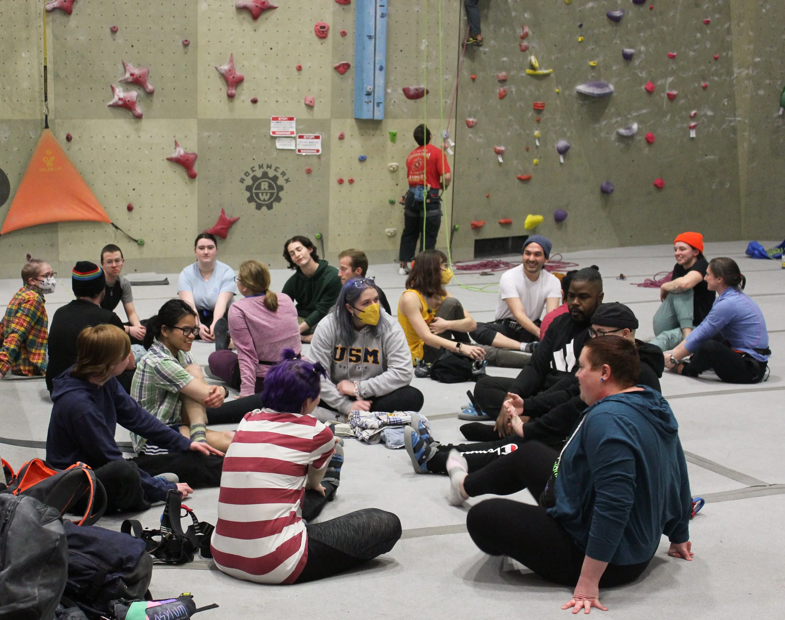 EVO Rock Climbing Night, March 2023. Portland.