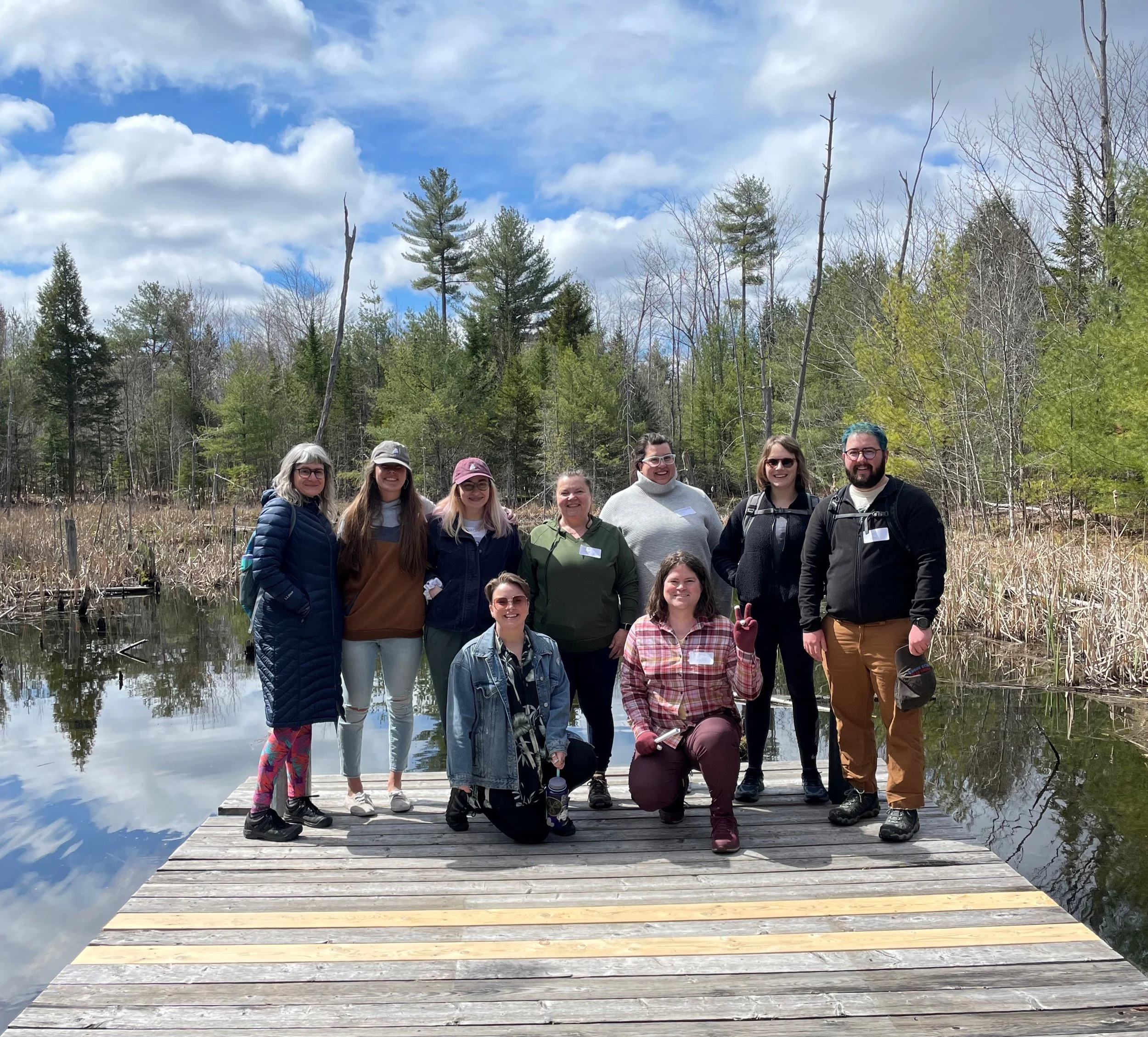 Spring Walk, May 2022. Brunswick-Topsham Land Trust.