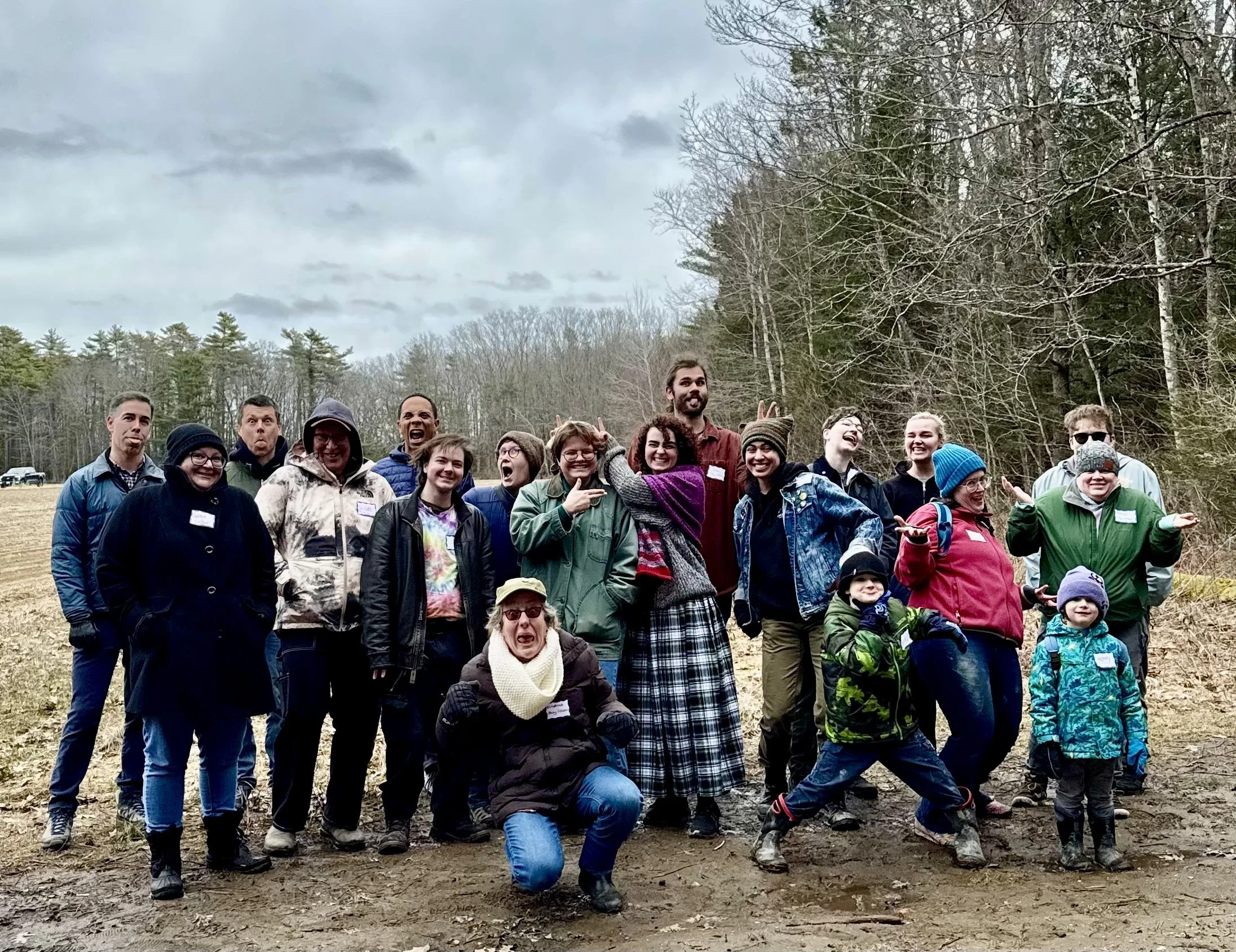 Trail Mixer, April 2025. Brunswick-Topsham Land Trust.